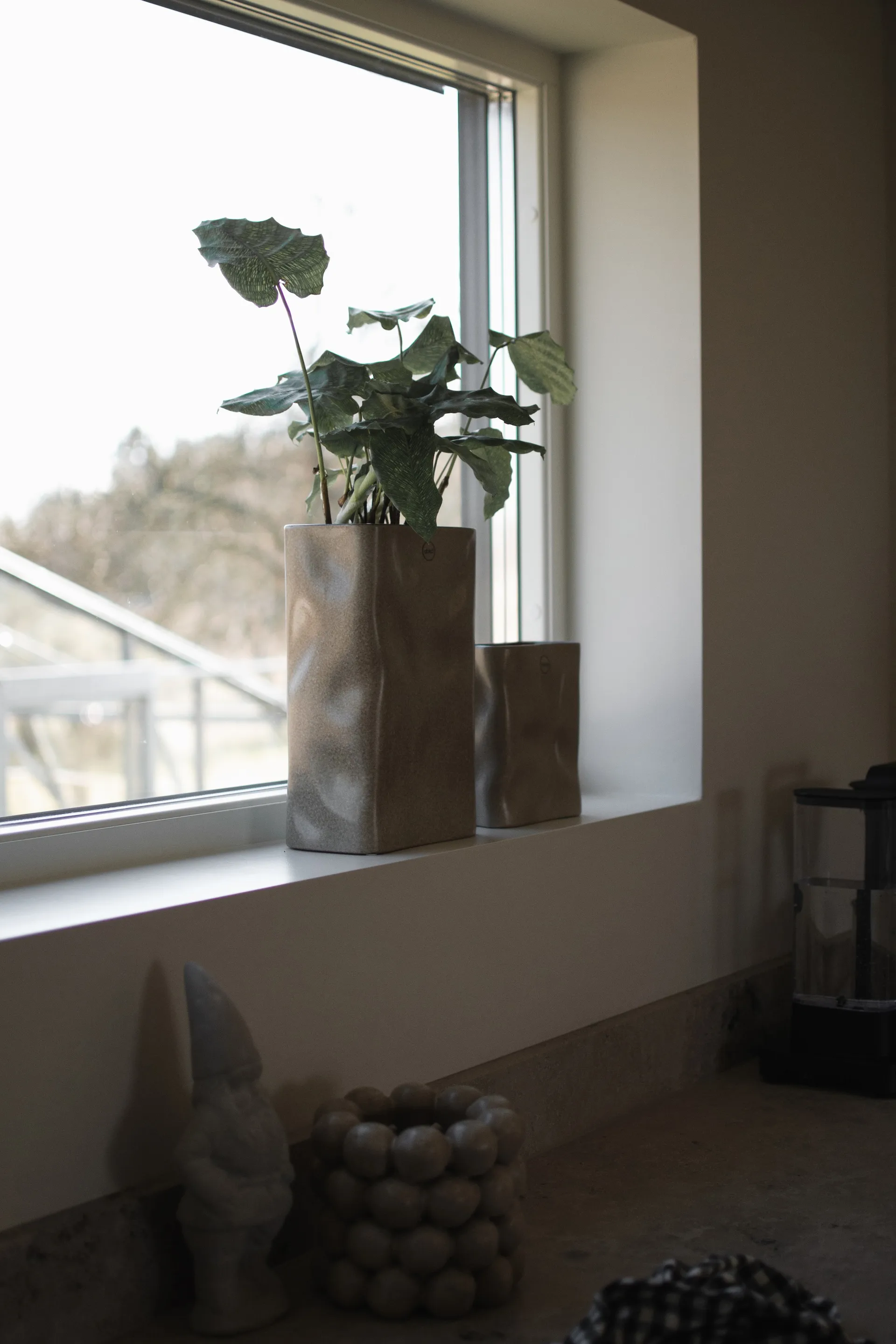 Meadow vase H18 cm, Beige DBKD