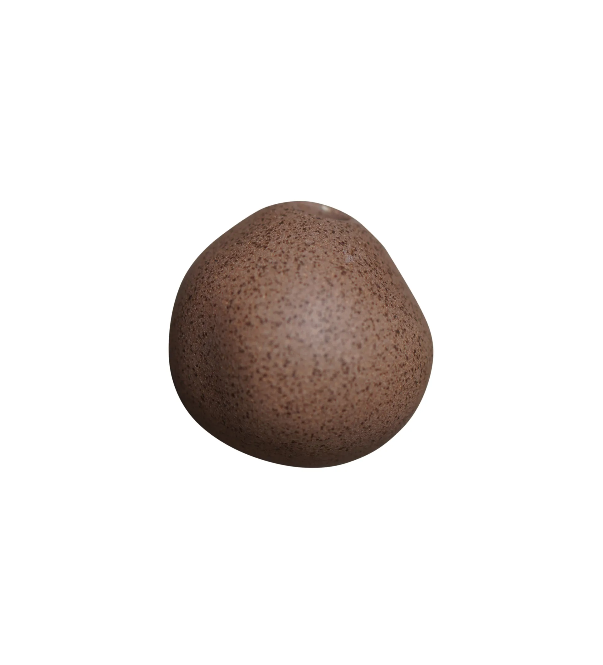 Miniature wall mounted vase brown, small Ø8 cm DBKD