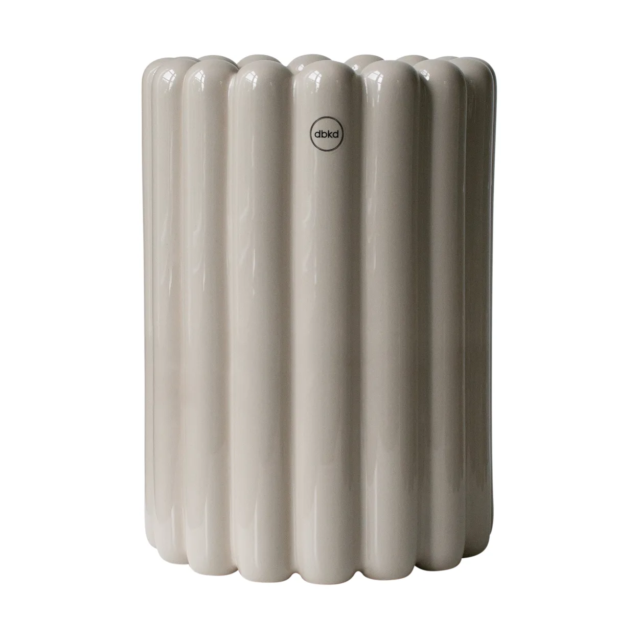 DBKD Mist flower pot large o19x27 cm Shiny mole | Scandinavian Design | Flower pots | Beige