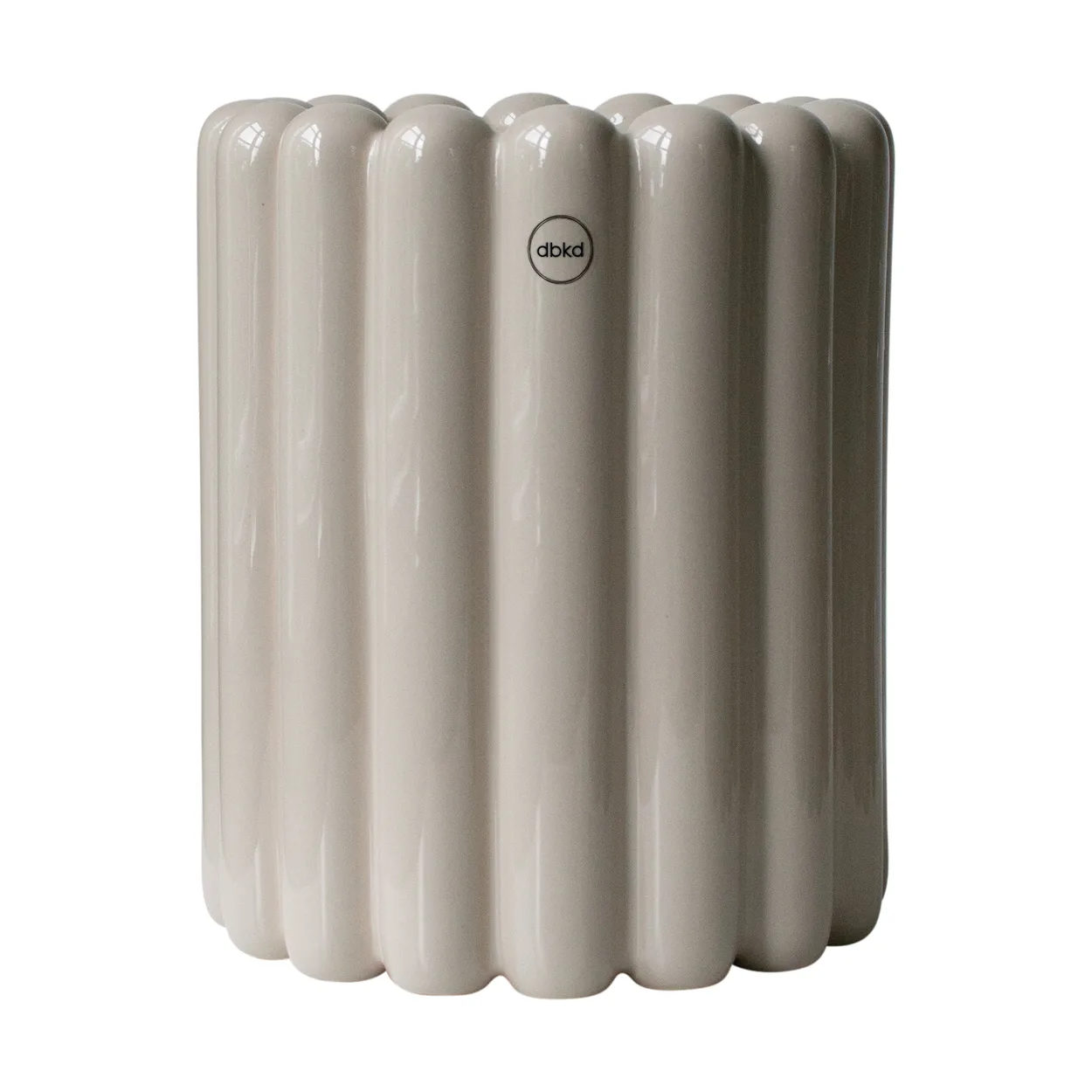 DBKD Mist flower pot medium o19x23 cm Shiny mole | Scandinavian Design | Flower pots | Beige