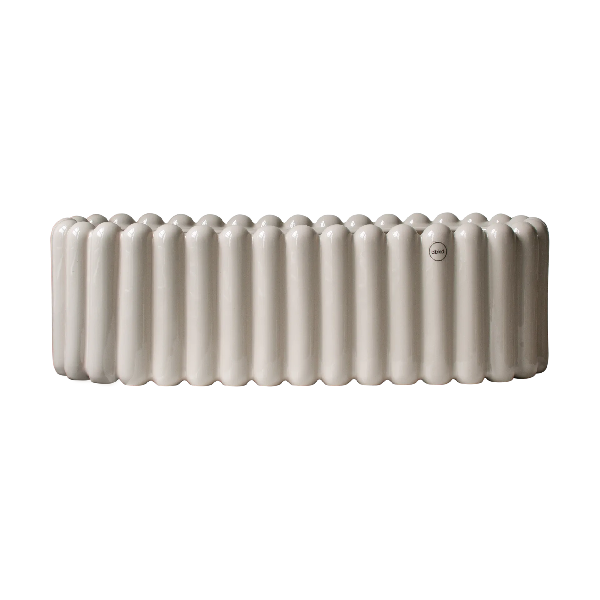 Mist flower pot oval, Shiny mole DBKD