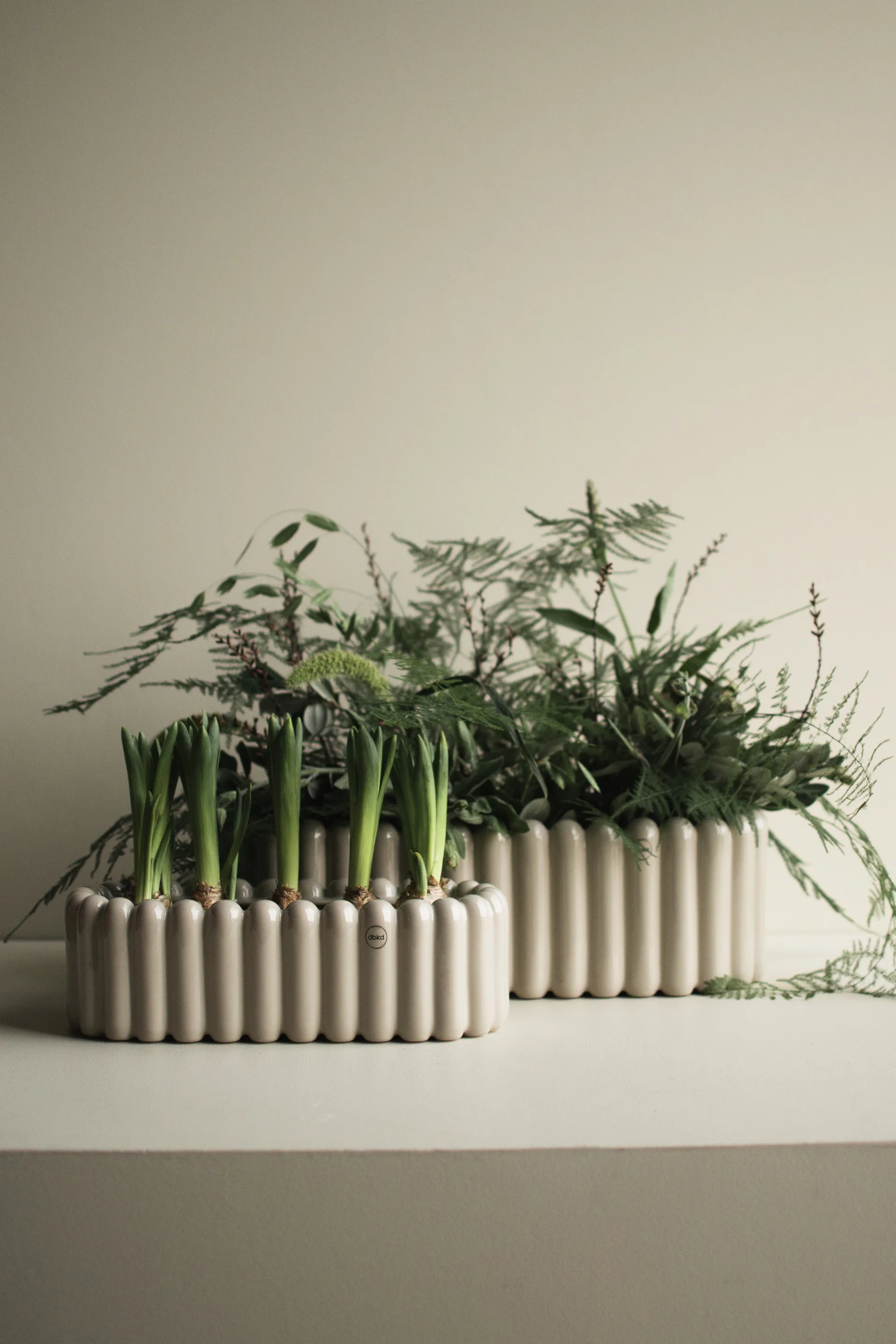 Mist flower pot oval small 35 cm, Shiny mole DBKD