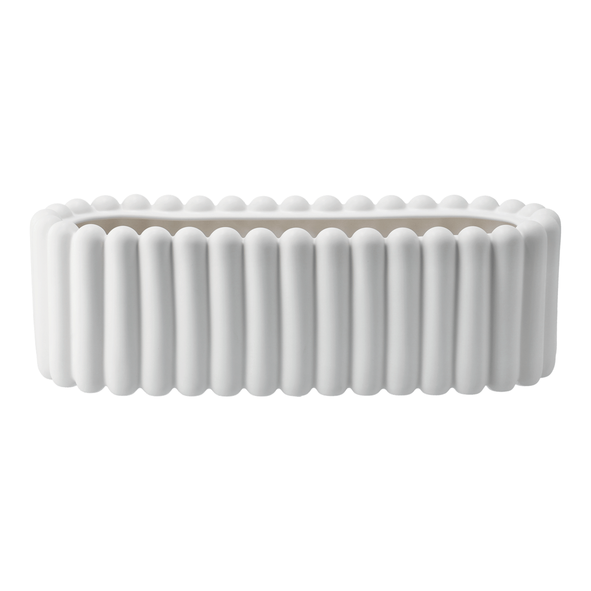 DBKD Mist flower pot oval White | Scandinavian Design | Flower pots | White
