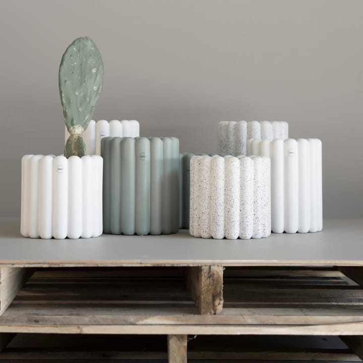 Mist flower pot small Ø19x19 cm, White DBKD