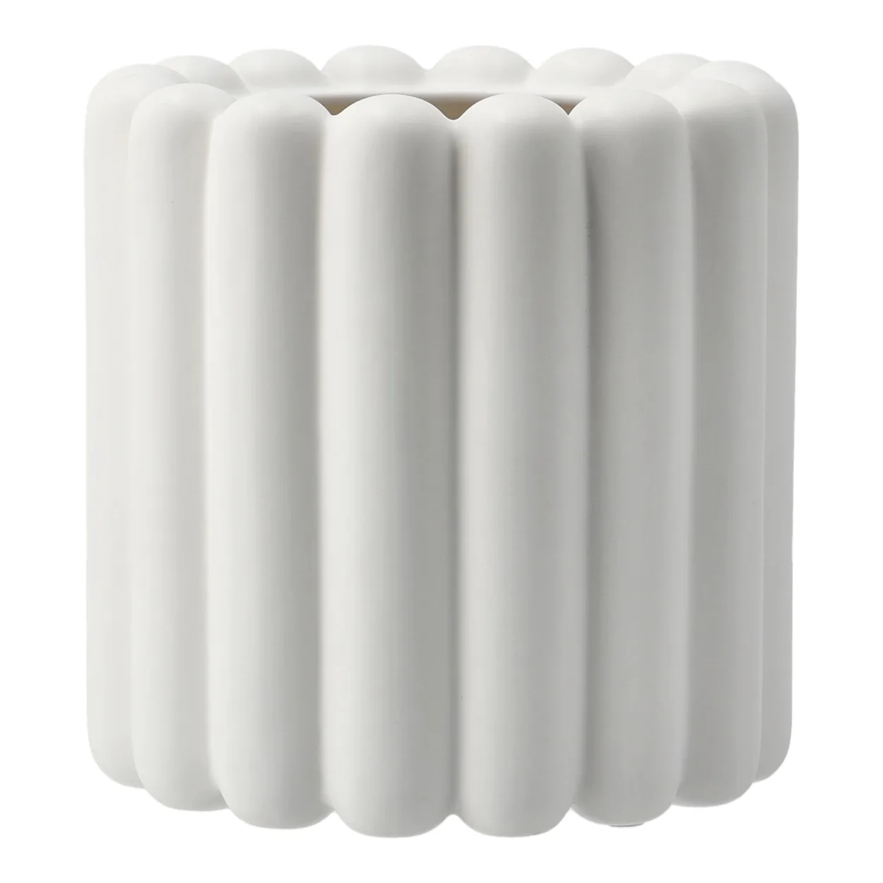 DBKD Mist flower pot small o19x19 cm White | Scandinavian Design | Flower pots | White