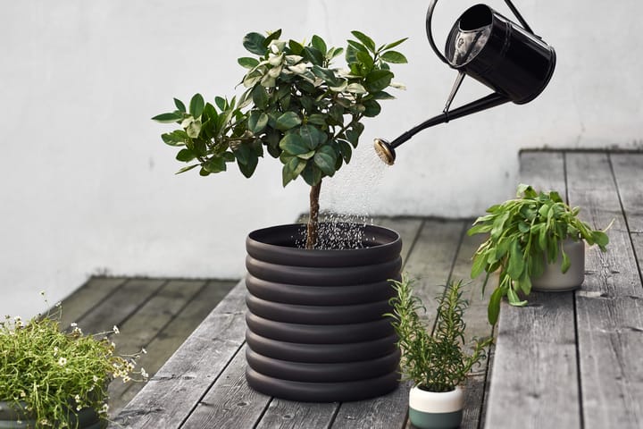 Mud flower pot black - XL. Ø 27 cm - DBKD