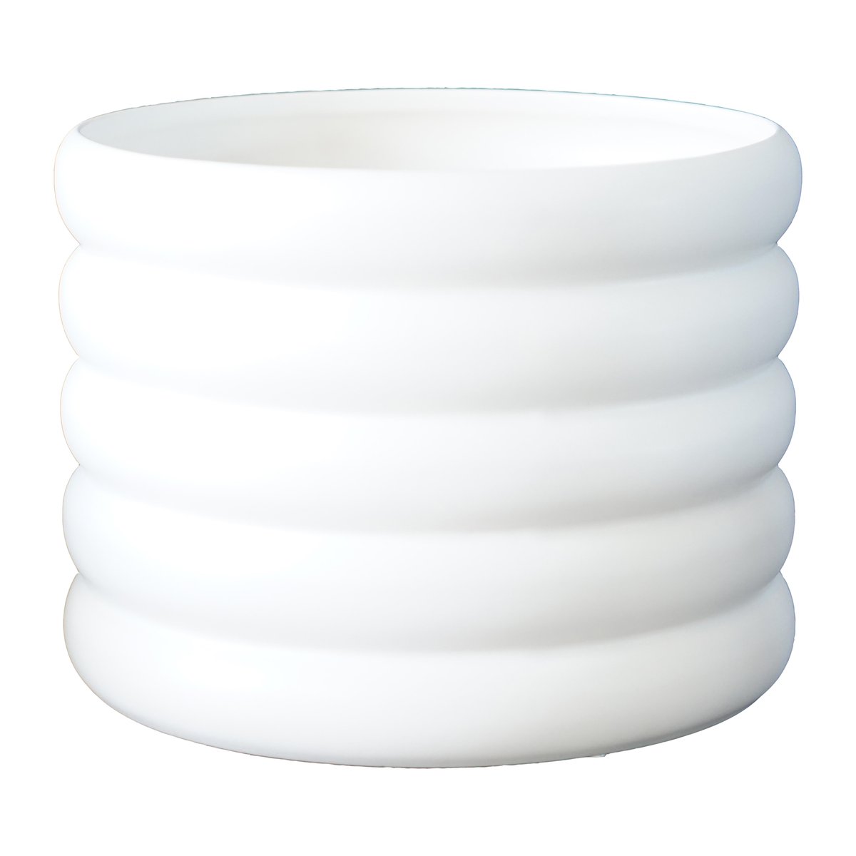 DBKD Mud flower pot white Large, o 20 cm | Scandinavian Design | Flower pots | White