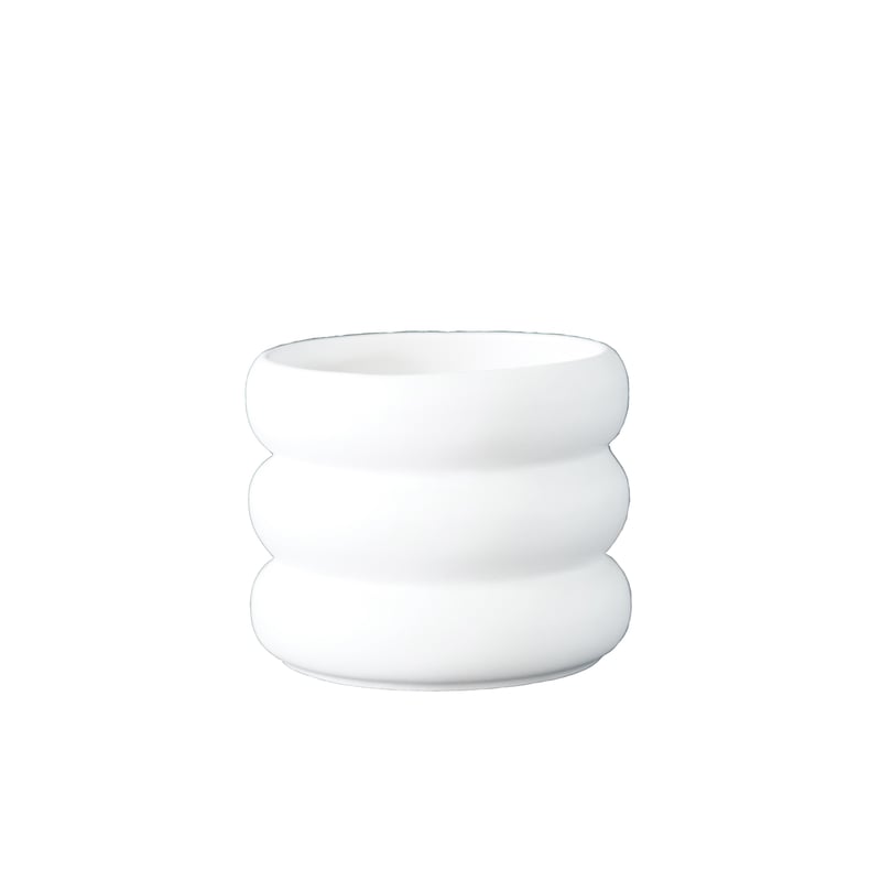 DBKD Mud flower pot white Small, Ø 10 cm