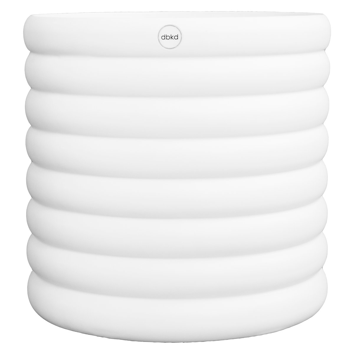 DBKD Mud flower pot white XL. o 27 cm | Scandinavian Design | Flower pots | White