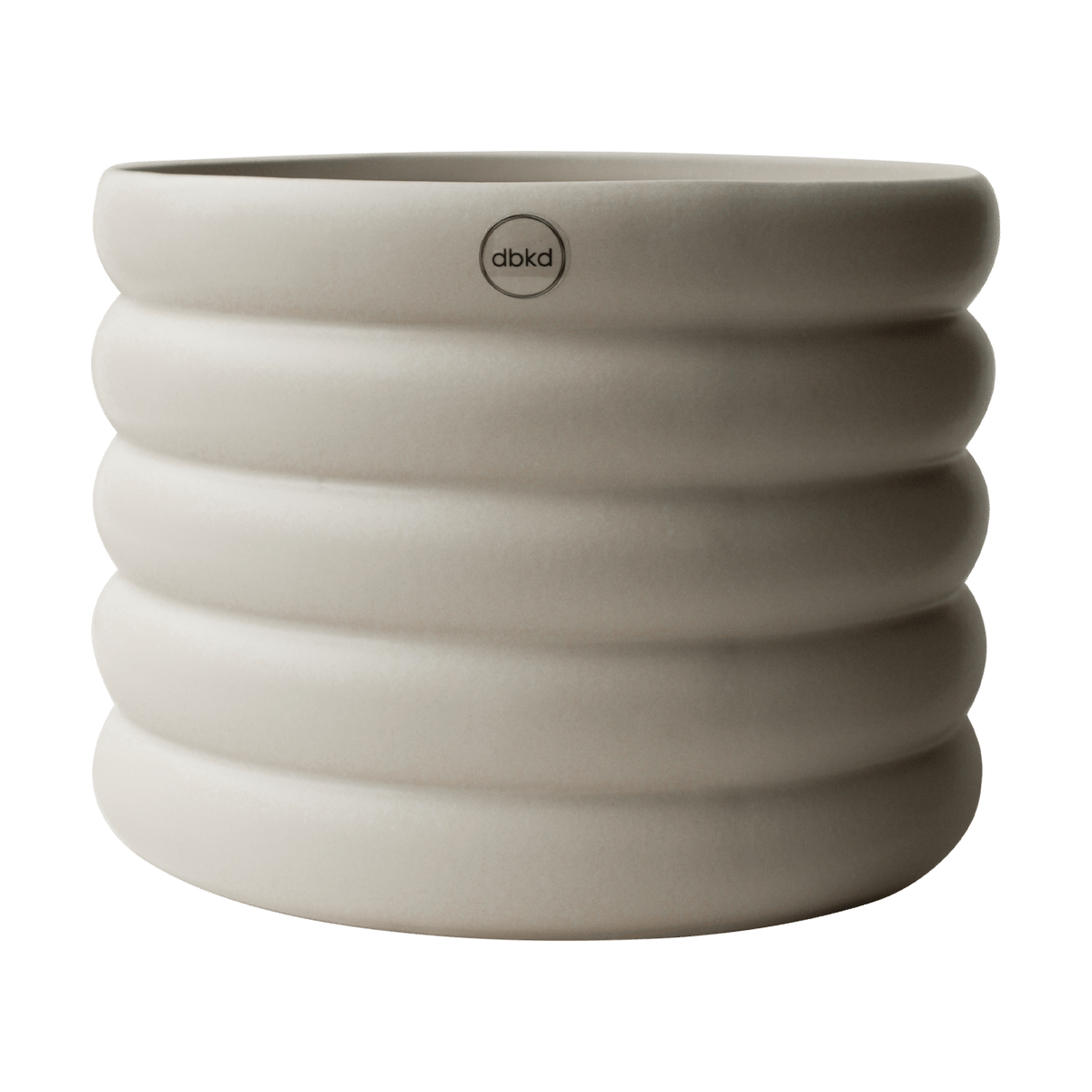 DBKD Mud plant pot mole Large, o20 cm | Scandinavian Design | Flower pots | Beige