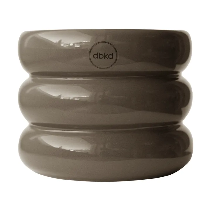 Mud plant pot shiny dust - Ø10 cm - DBKD