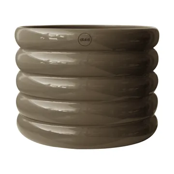 Mud plant pot shiny dust - Ø20 cm - DBKD