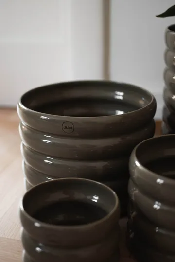 Mud plant pot shiny dust - Ø20 cm - DBKD