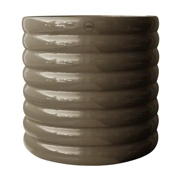 Mud plant pot shiny dust - Ø27 cm - DBKD