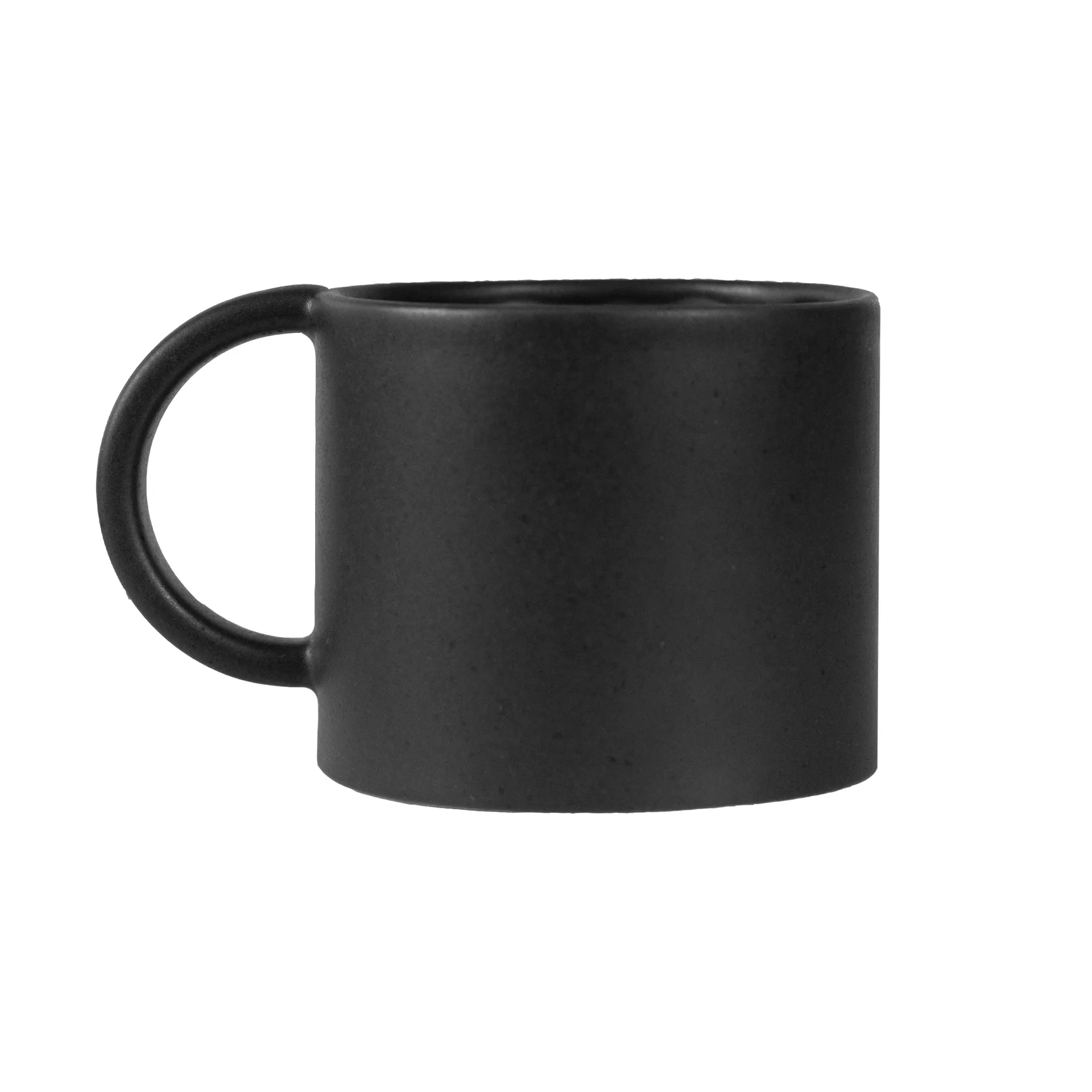 Mug ceramic mug, black DBKD