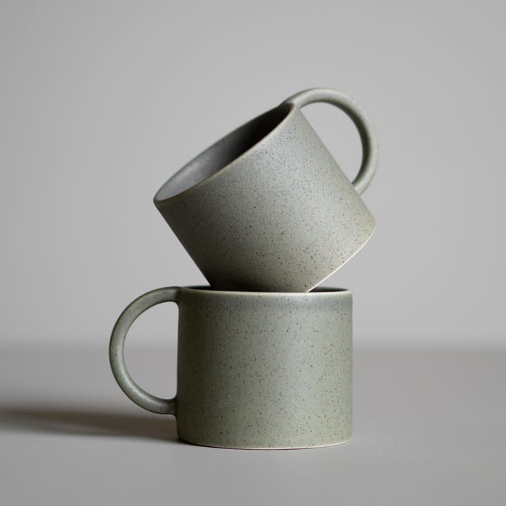 Mug ceramic mug, green DBKD
