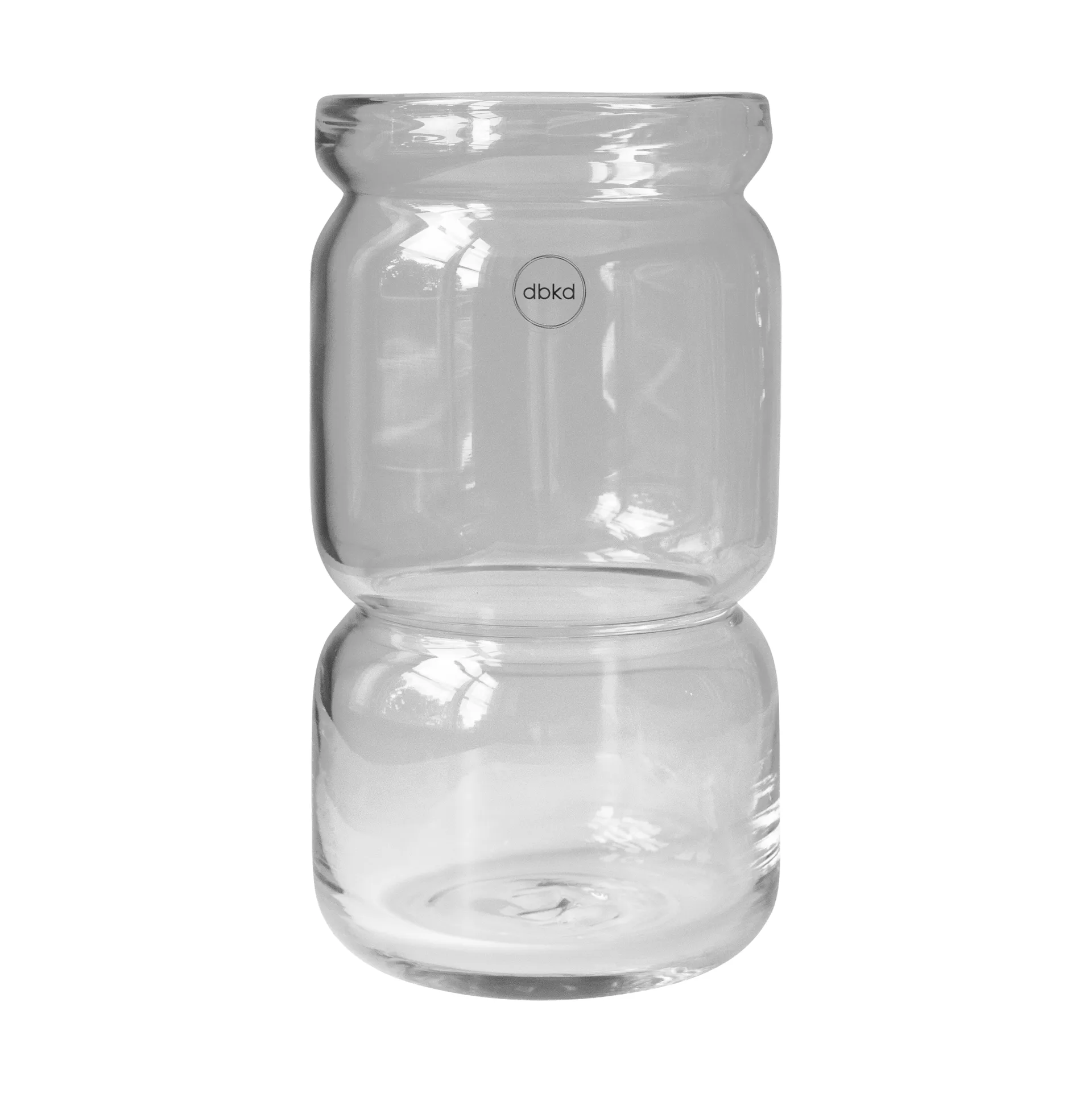 Neck pot, Clear, Ø12x22.5 cm DBKD