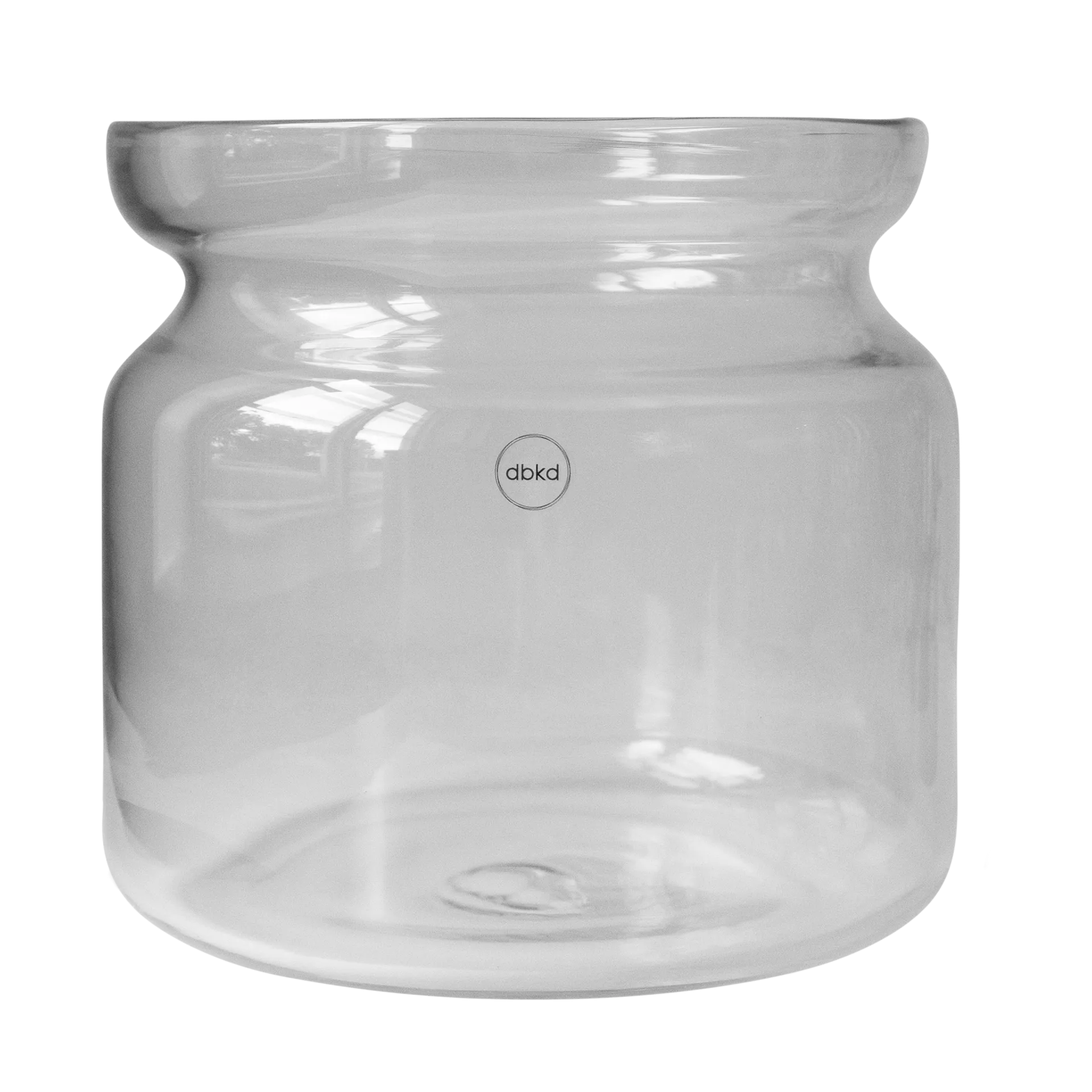 Neck pot, Clear, Ø22.5x20 cm DBKD