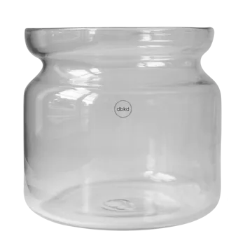 Neck pot - Clear, Ø22.5x20 cm - DBKD