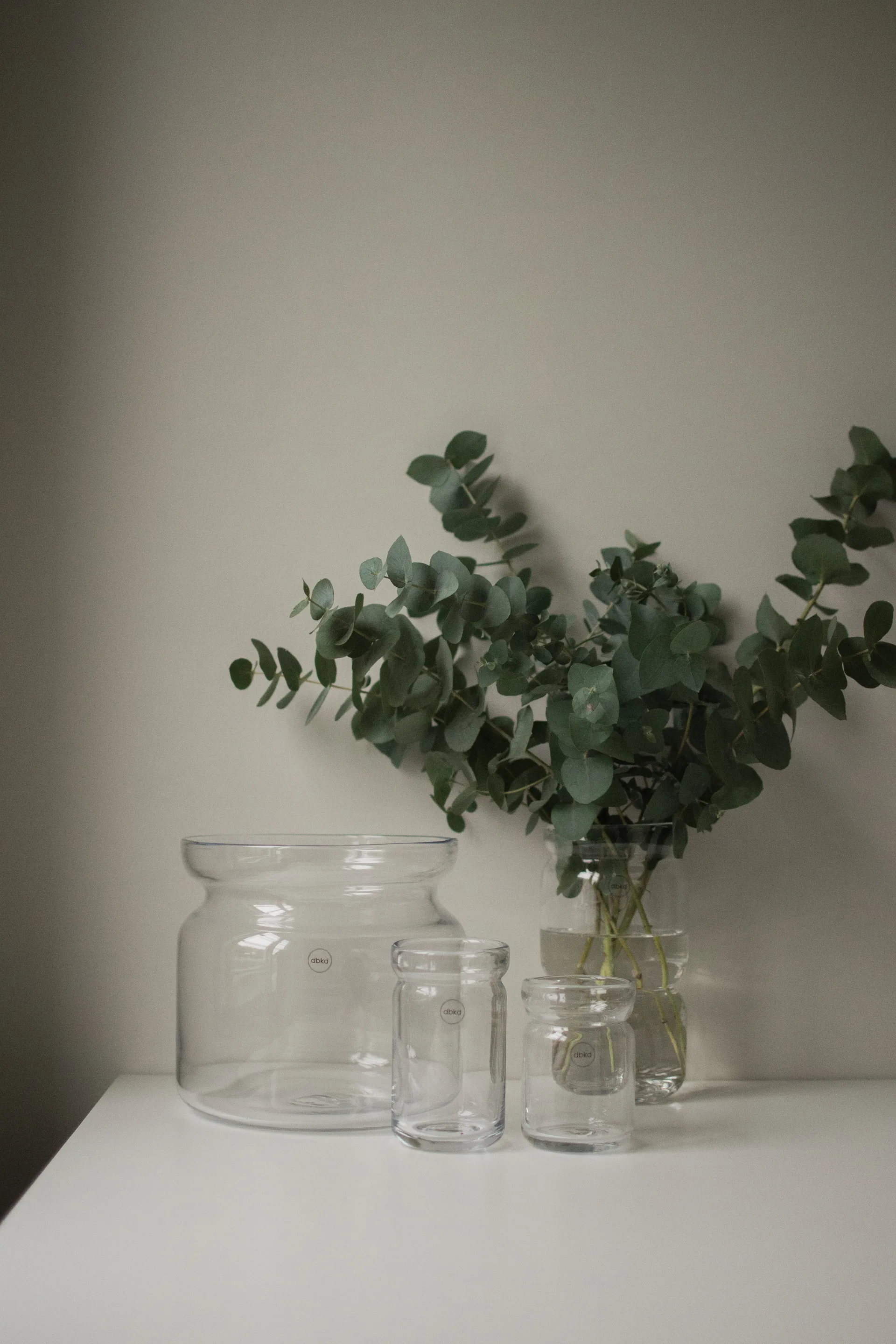 Neck pot, Clear, Ø22.5x20 cm DBKD