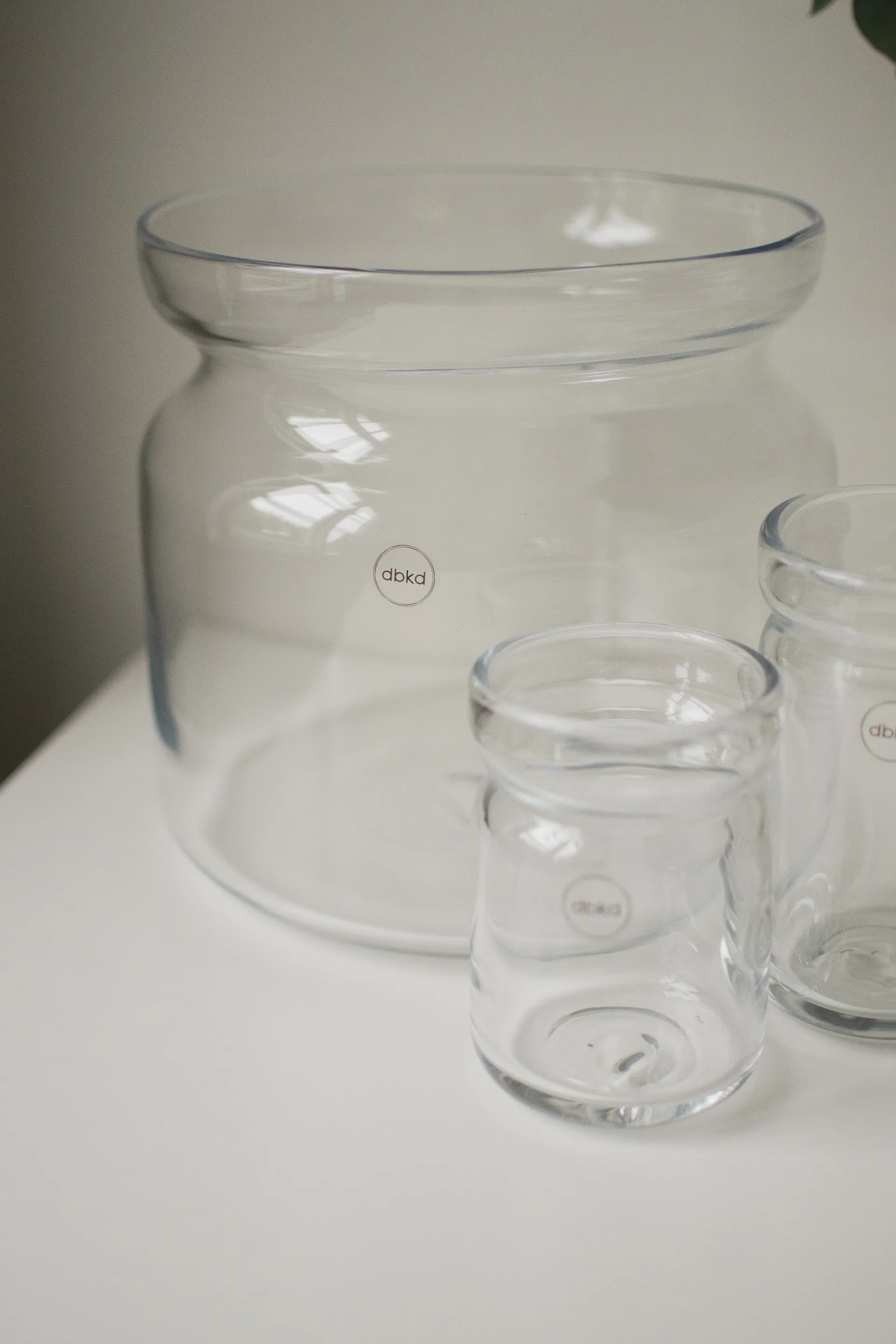 Neck pot, Clear, Ø22.5x20 cm DBKD