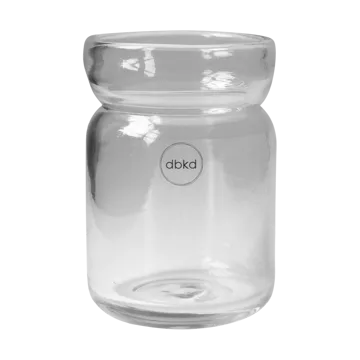 Neck pot - Clear, Ø8x12 cm - DBKD
