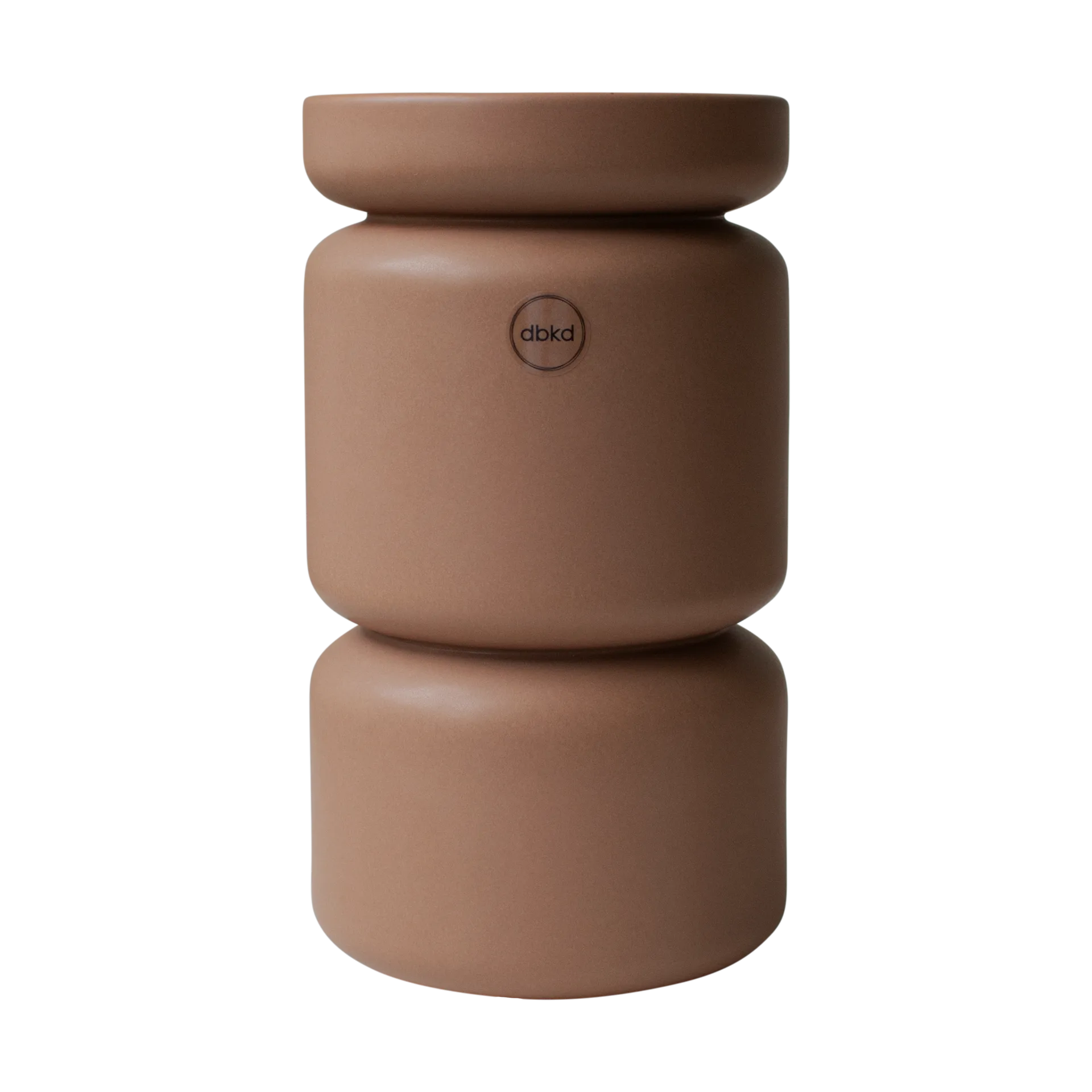 Neck pot, Nougat, Ø12x22.5 cm DBKD