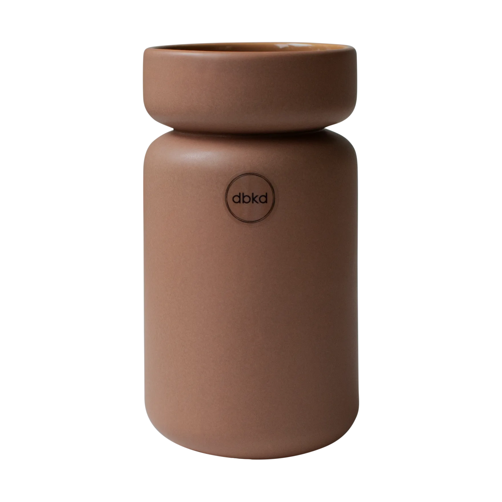 Neck pot, Nougat, Ø8x15 cm DBKD