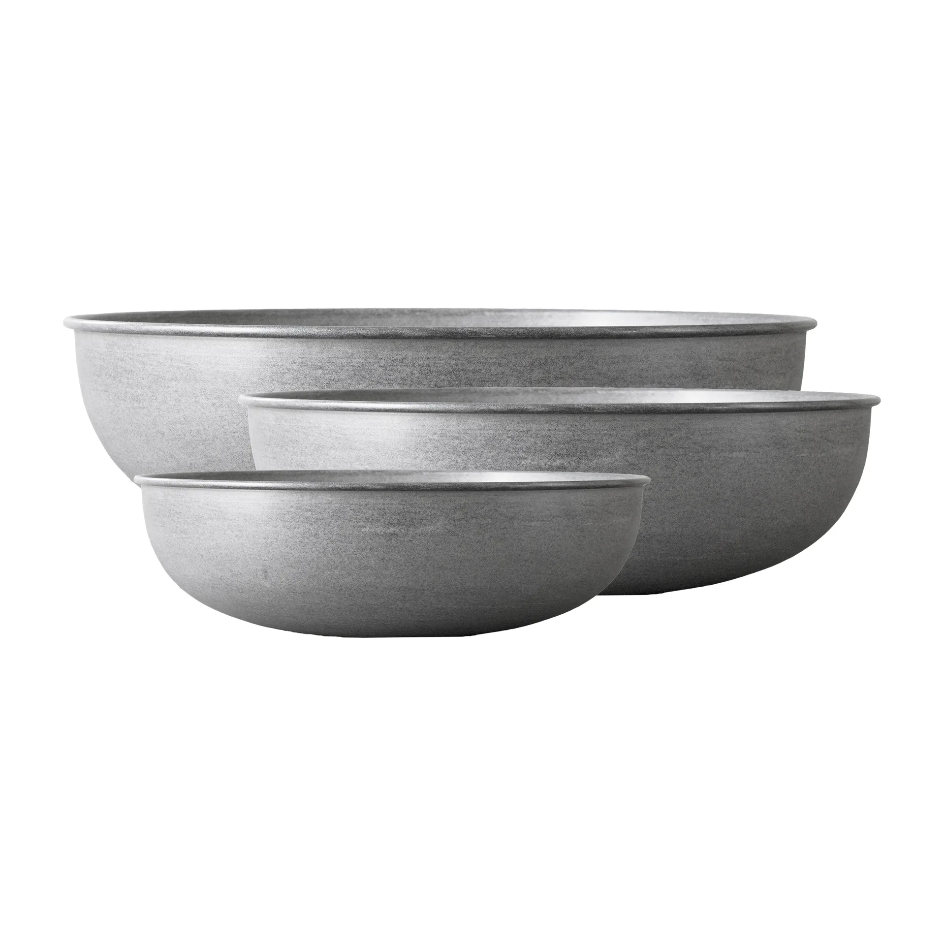 Out bowl 3 pieces, Light grey DBKD