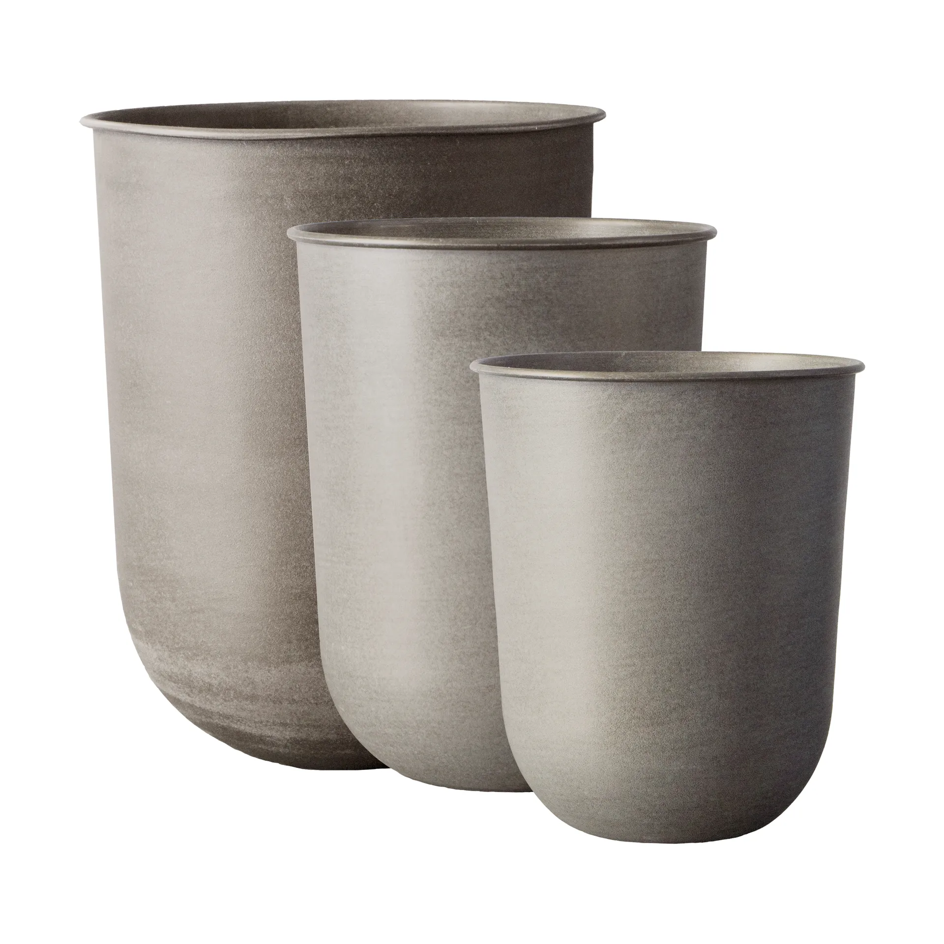 Out flower pot 3 pieces, Beige DBKD