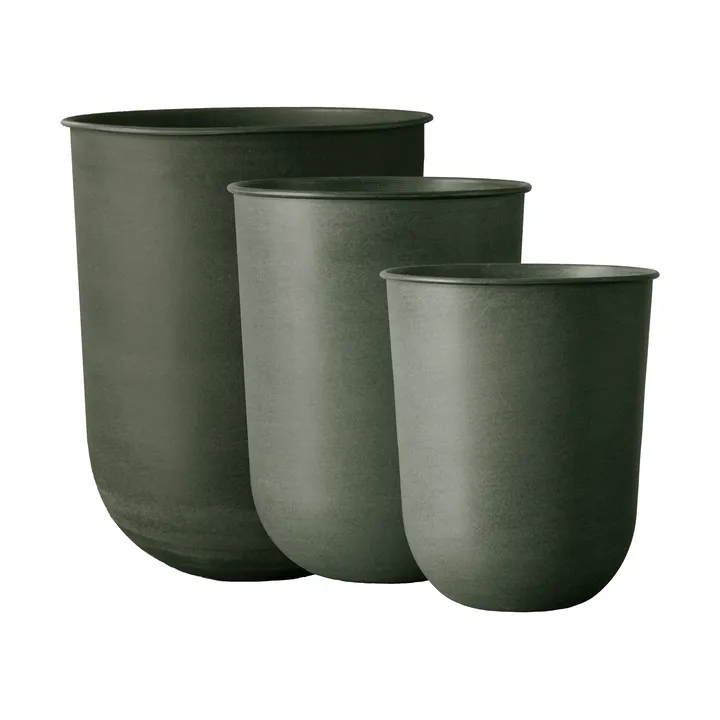 Out flower pot 3 pieces - Green - DBKD