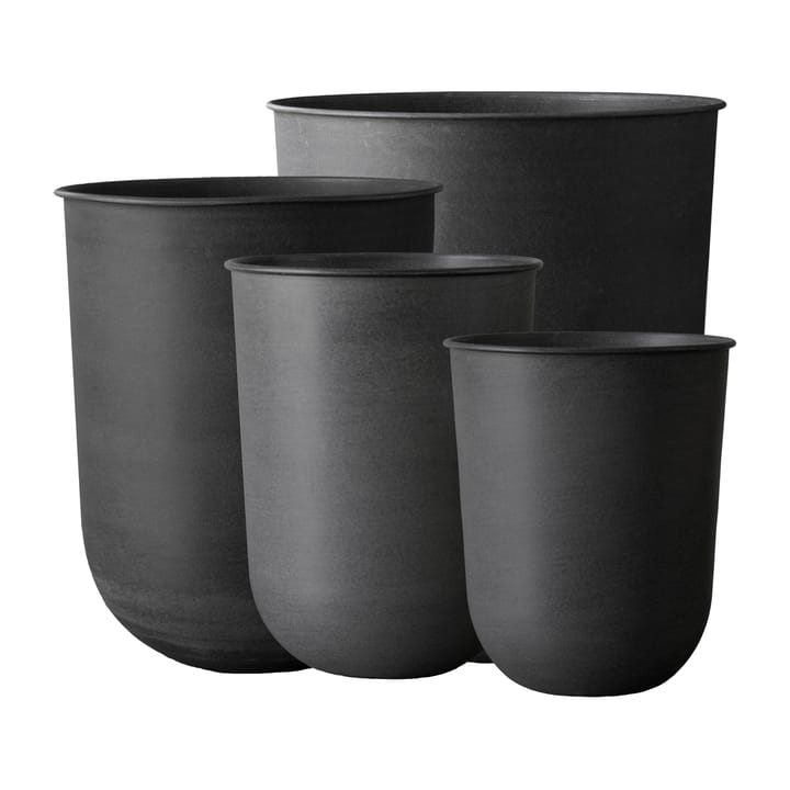 Out flower pot 4-pack - Black - DBKD