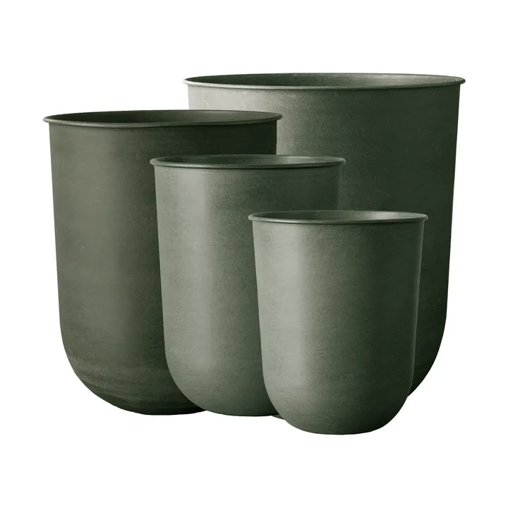 Out flower pot 4 pieces - Green - DBKD