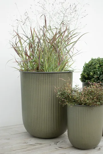 Out stripe flower pot 3-pack - Green - DBKD