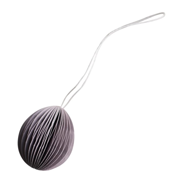 Ovoid paper Easter decoration small 4 cm - Purple - DBKD