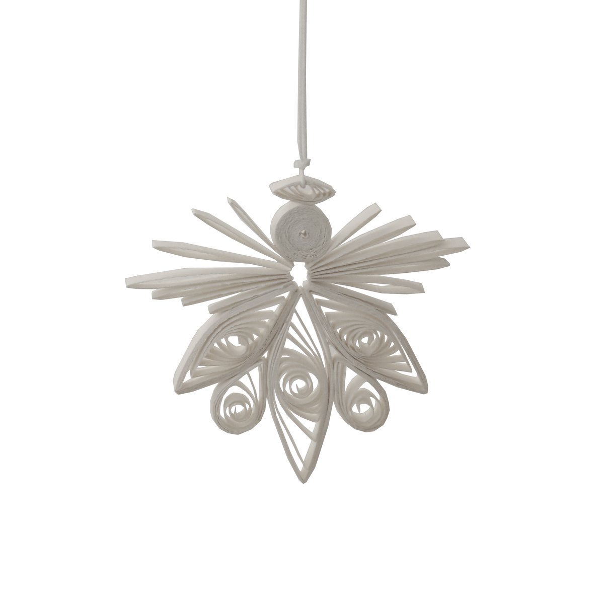 DBKD Paper Angel Christmas ornament white | Scandinavian Design | Christmas decorations | White