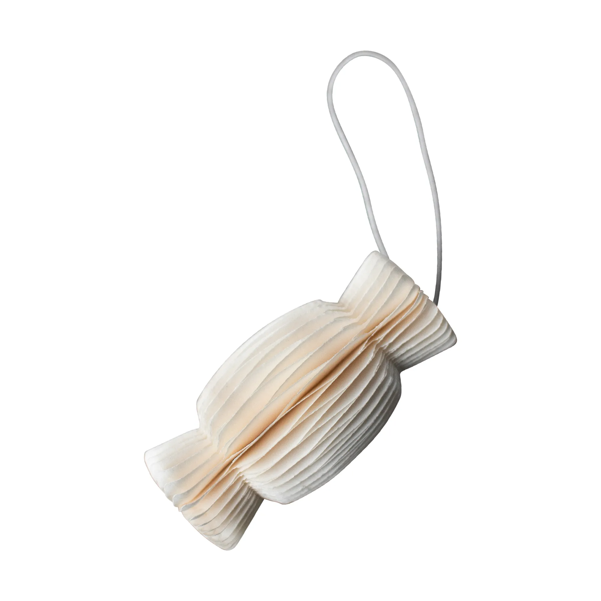 Paper Candy Christmas decoration, White DBKD