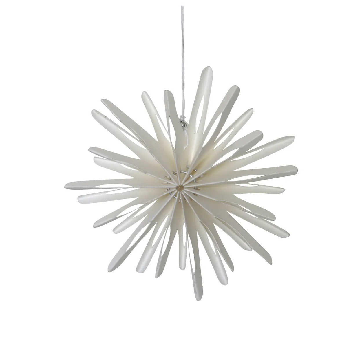 DBKD Paper flake decoration Medium | Scandinavian Design | Christmas decorations | White