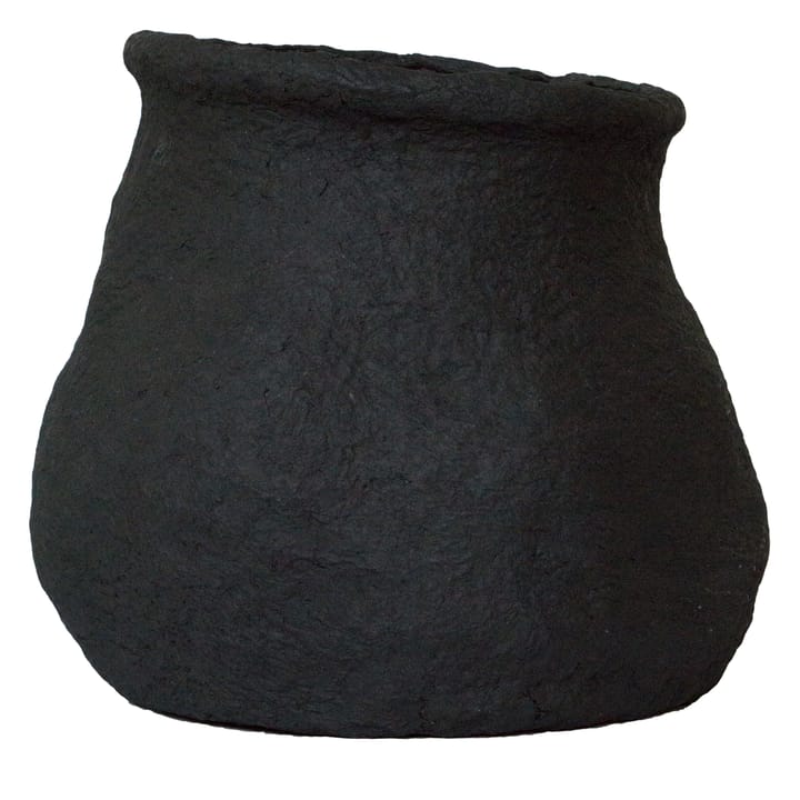 Paper flower pot black - Large - DBKD