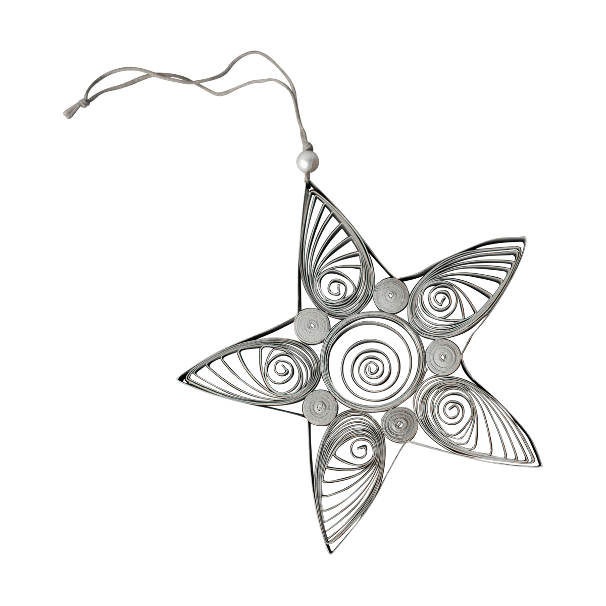 DBKD Paper star Christmas decoration 10.5 cm Mole | Scandinavian Design | Decorative accessories | Brown
