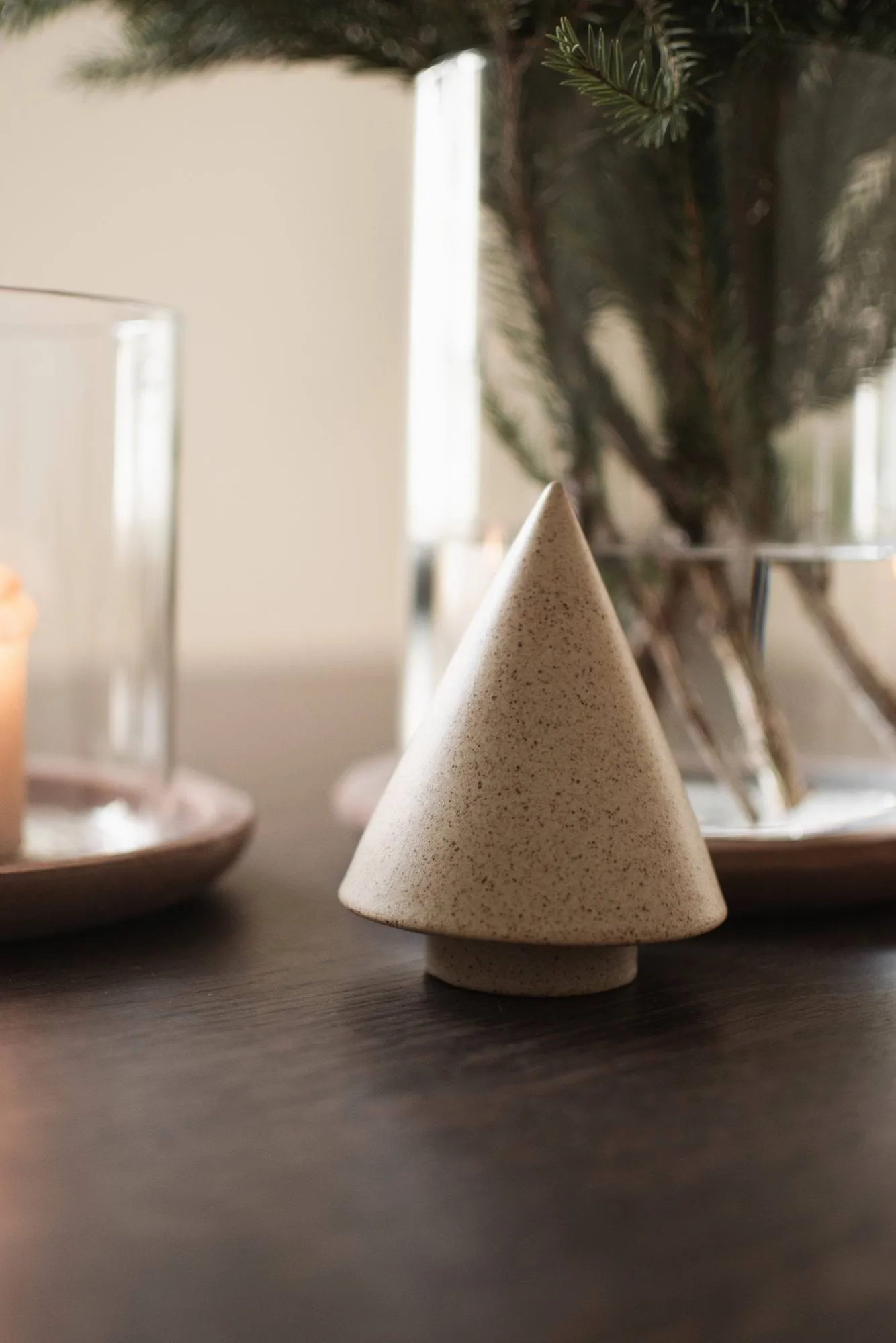 Peak wooden decorative detail, Beige, Ø9 cm DBKD