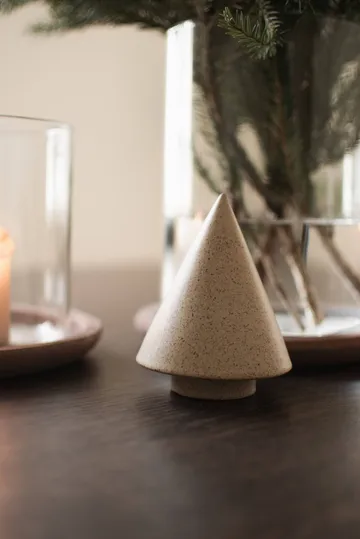 Peak wooden decorative detail - Beige, Ø9 cm - DBKD