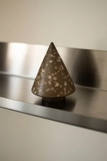 Peak wooden decorative detail - Brown dot, Ø9 cm - DBKD