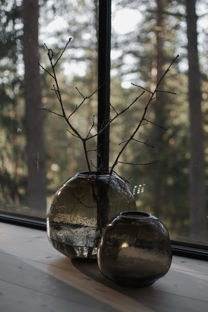 Pebble vase brown - Large Ø28 cm - DBKD