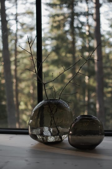 Pebble vase brown - Small Ø20 cm - DBKD