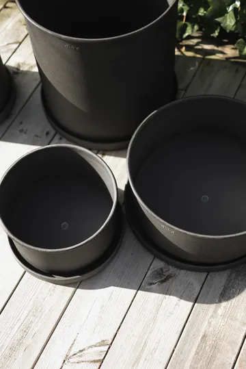 Plant bowl flower pot 2-pack - Black - DBKD