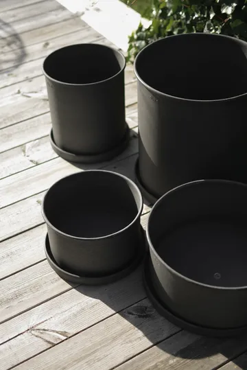 Plant bowl flower pot 2-pack - Black - DBKD