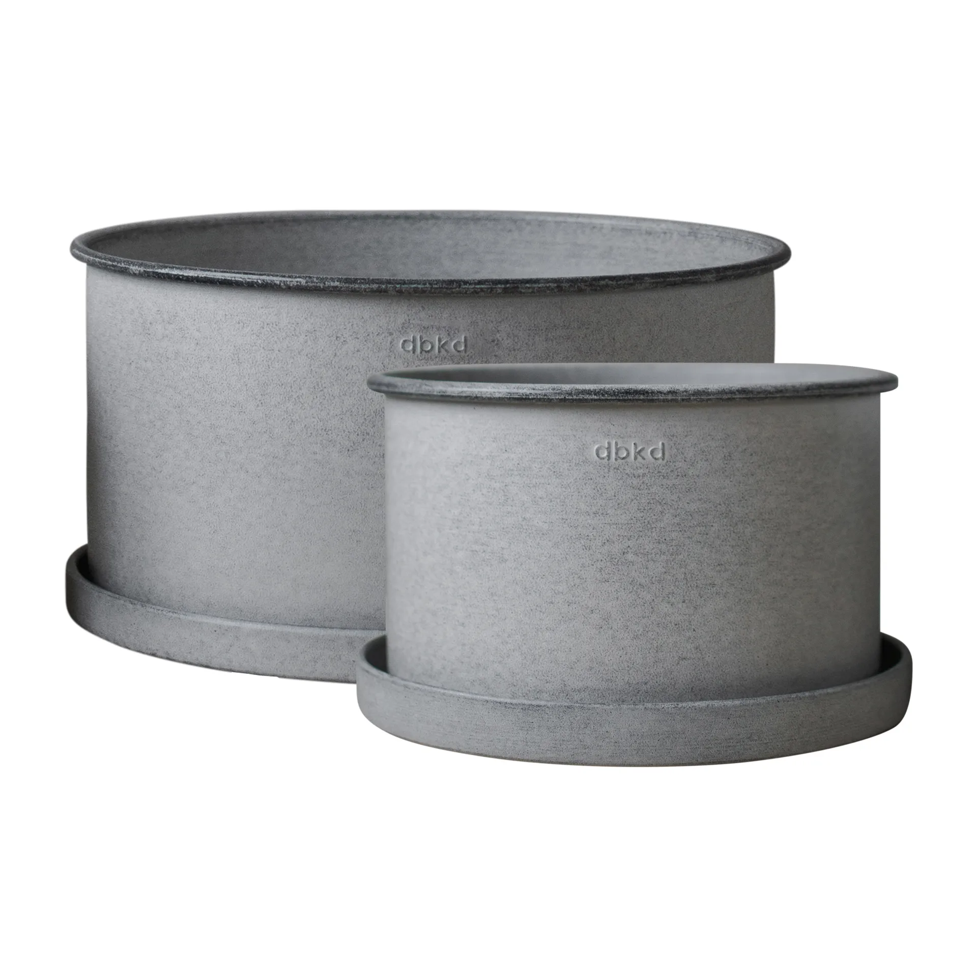Plant bowl flower pot 2-pack, Light grey DBKD
