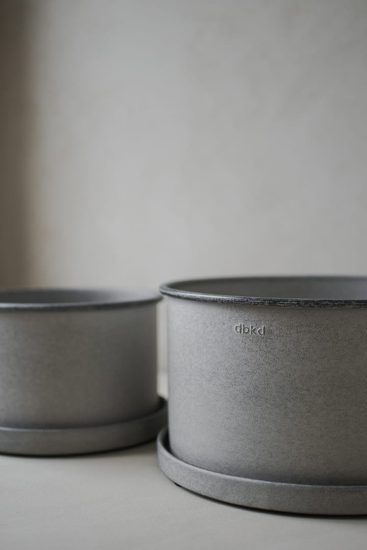 Plant bowl flower pot 2-pack - Light grey - DBKD
