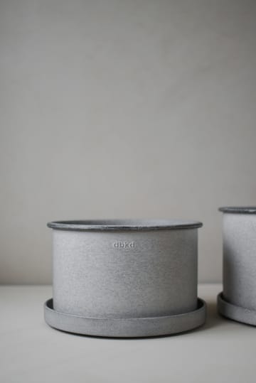 Plant bowl flower pot 2-pack - Light grey - DBKD